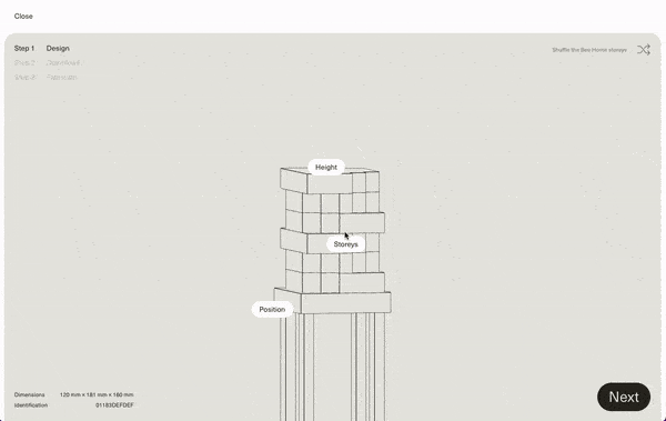 Configurateur de ruches - BeeHome project