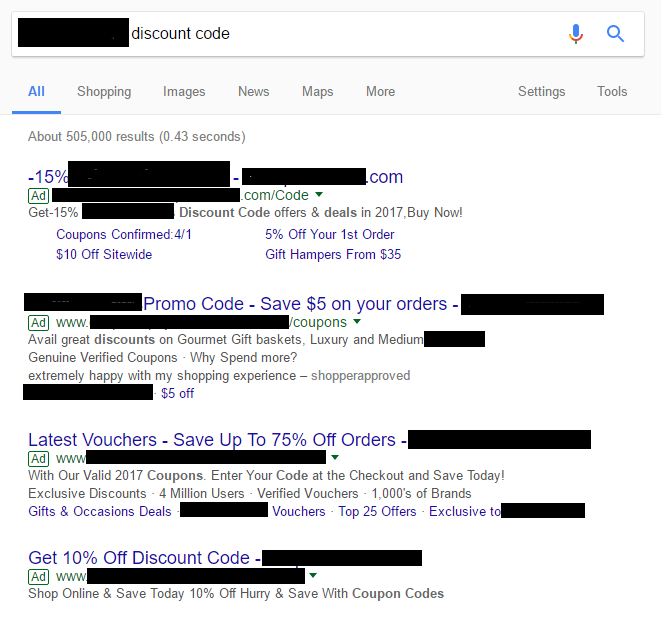 Brand bidding on Google