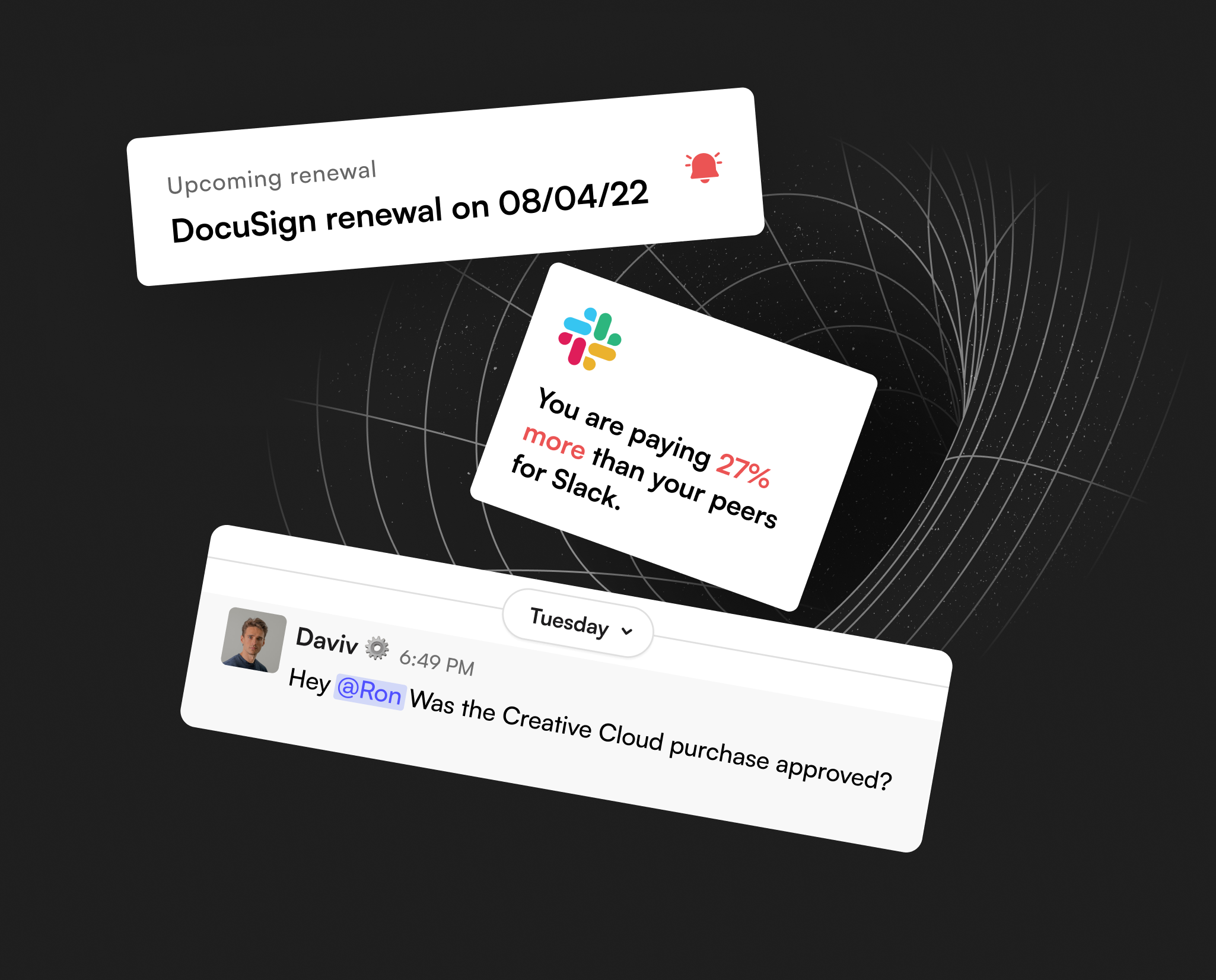Notifications from Spendflo