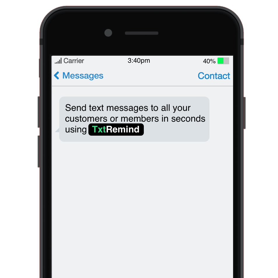 TxtRemind front page photo