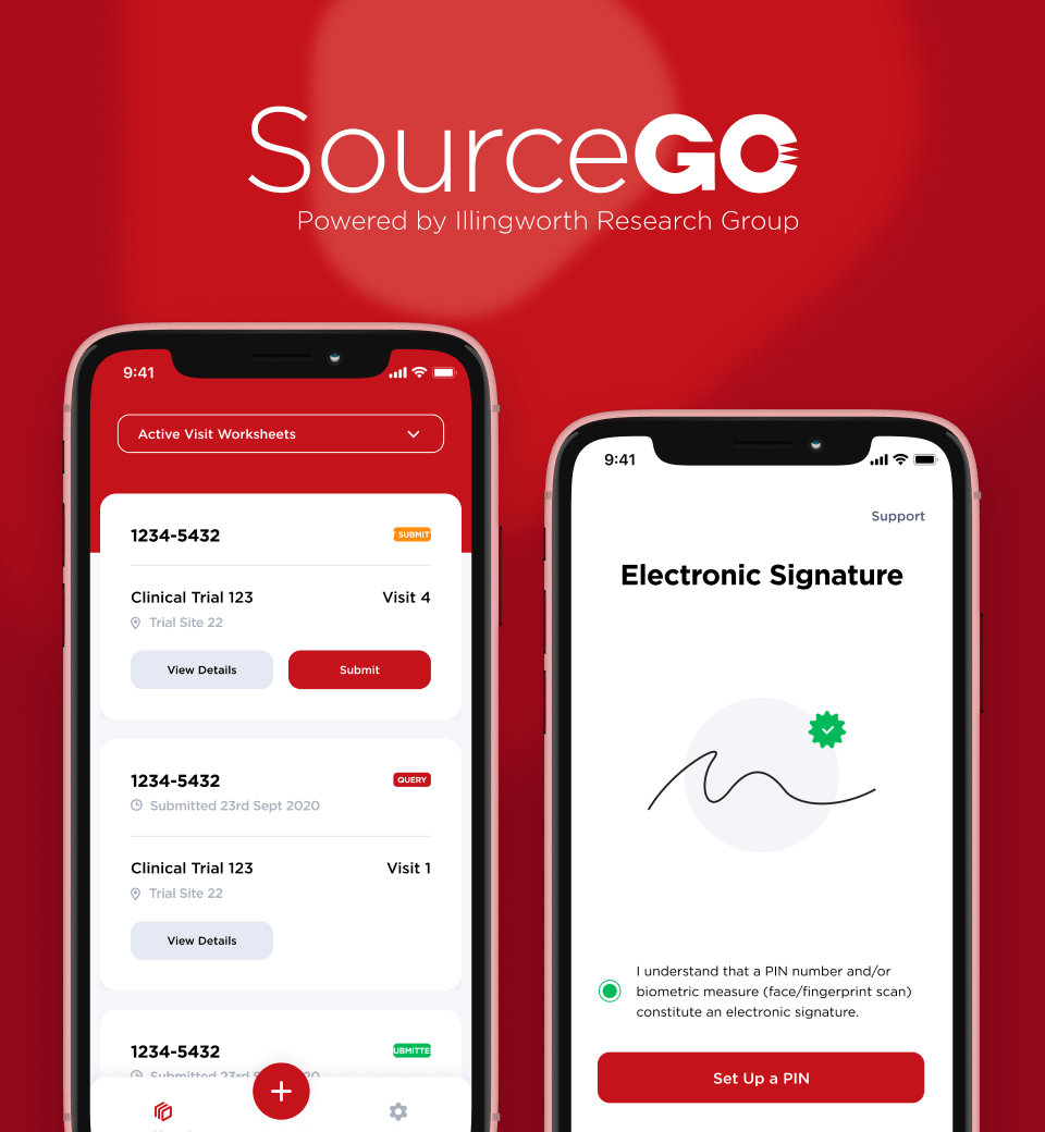 SourceGO mockups