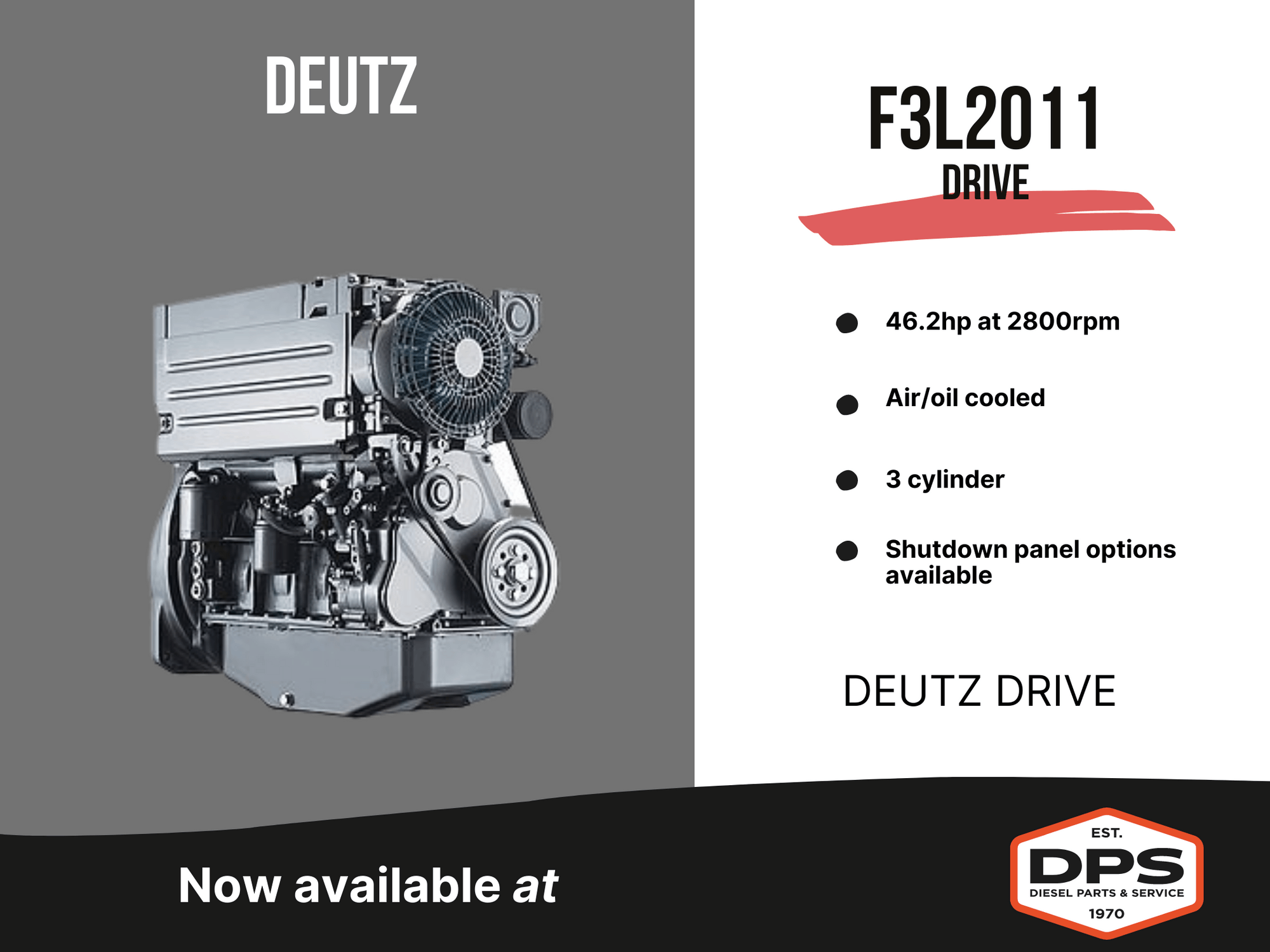 Deutz Diesel Engine F3L2011 | Diesel Parts & Service