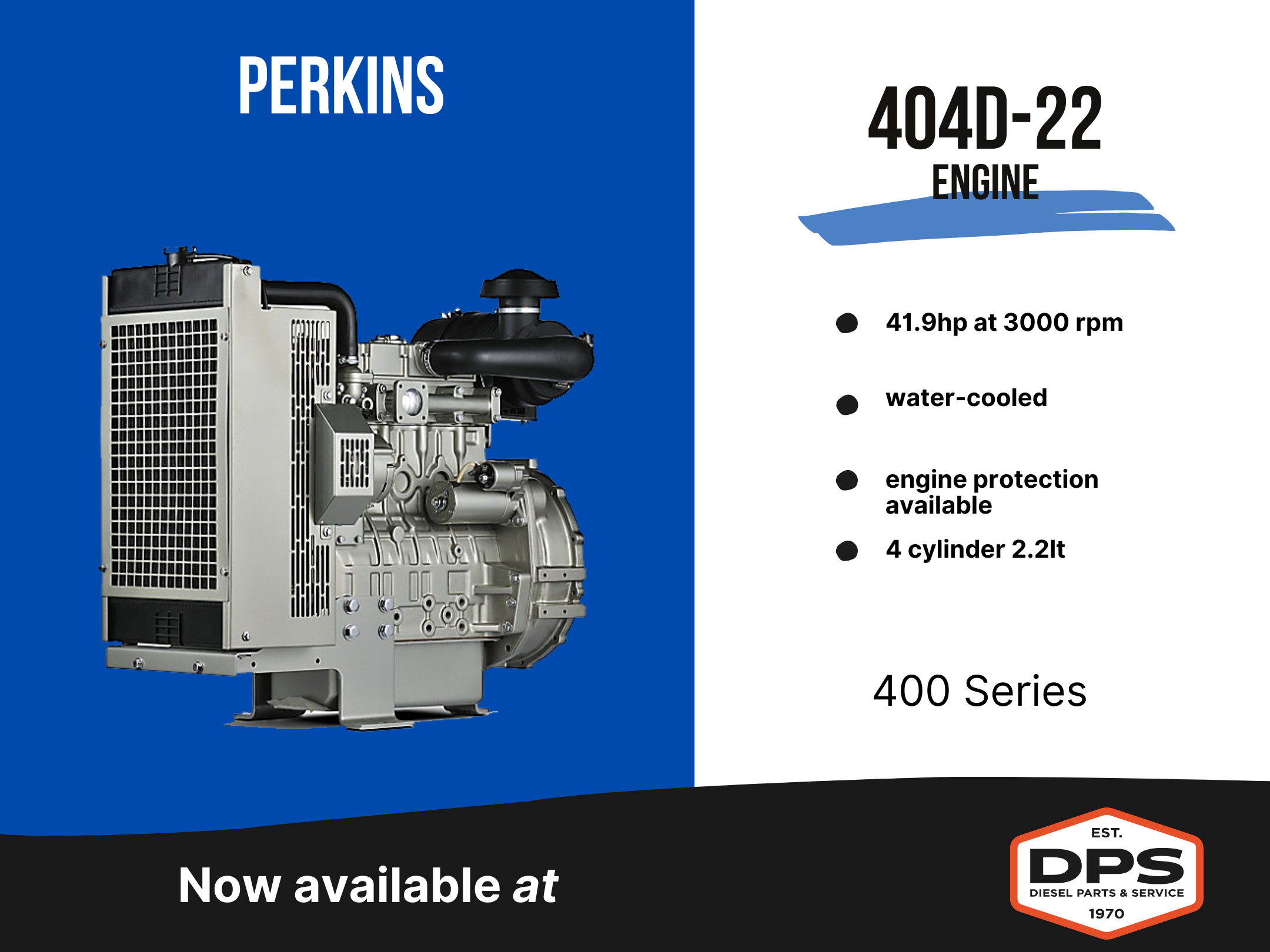 Perkins Diesel Engine 404D 22 Diesel Parts & Service