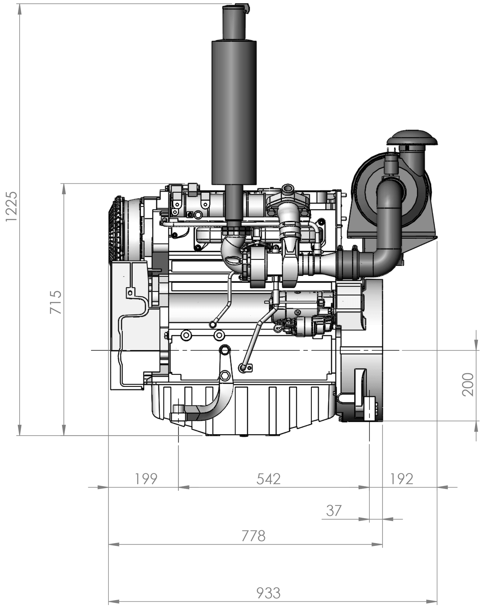 Deutz Diesel Engine BF4l2011 Diesel Parts & Service