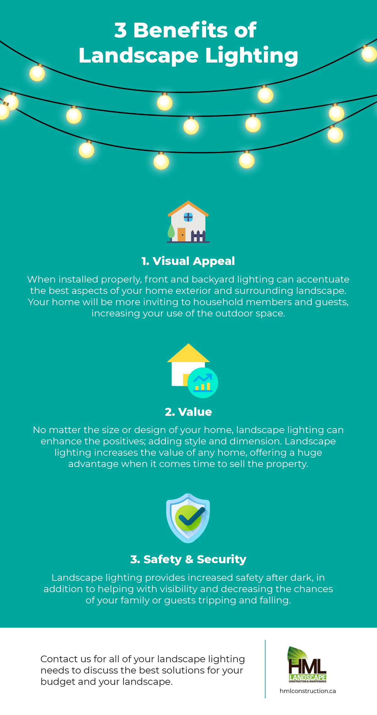 3 Benefits of Landscape Lighting