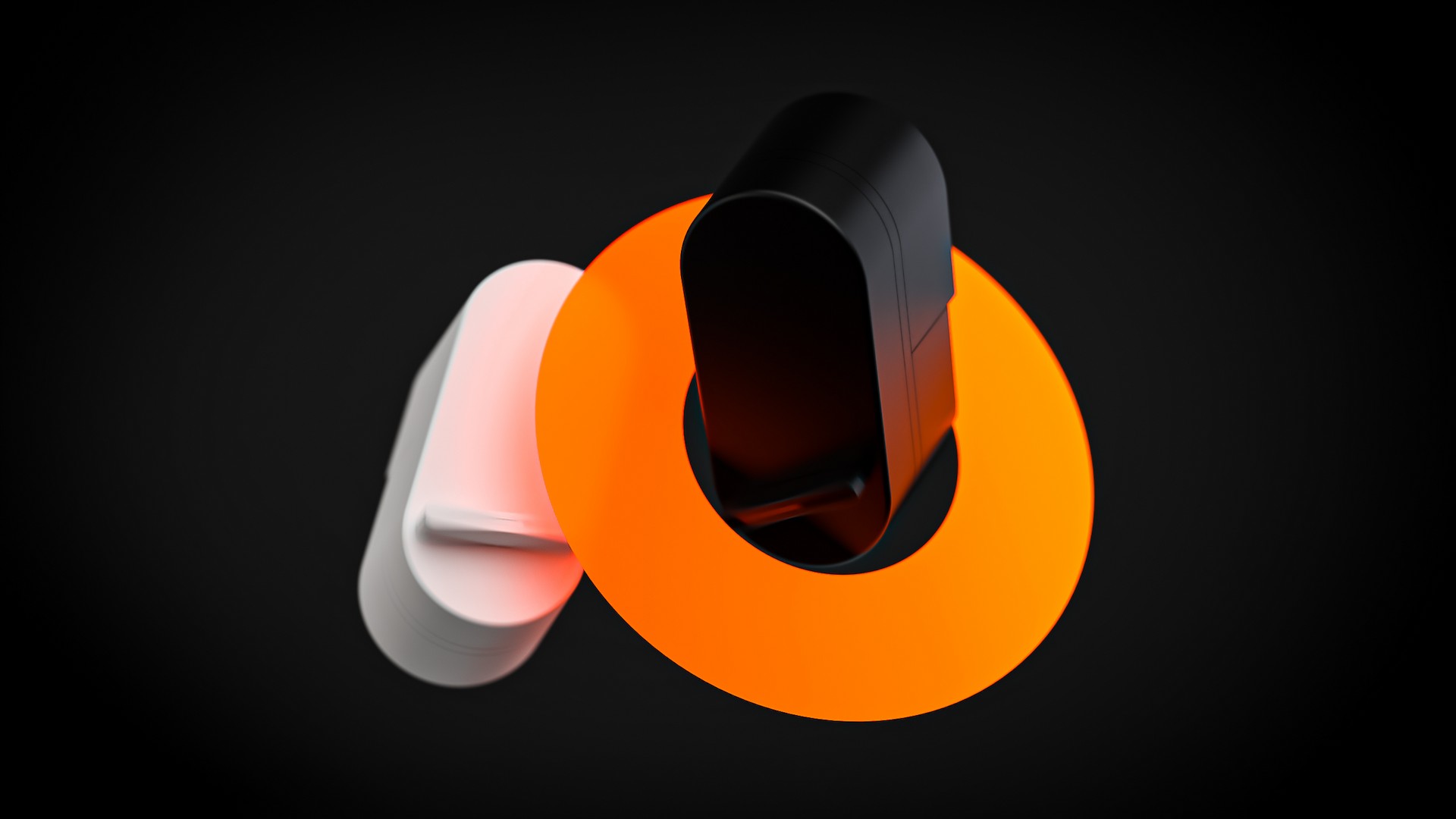 Bitlock Mini smartlock in black surrounded by the homehub brand cirlce with the white colorway behind it