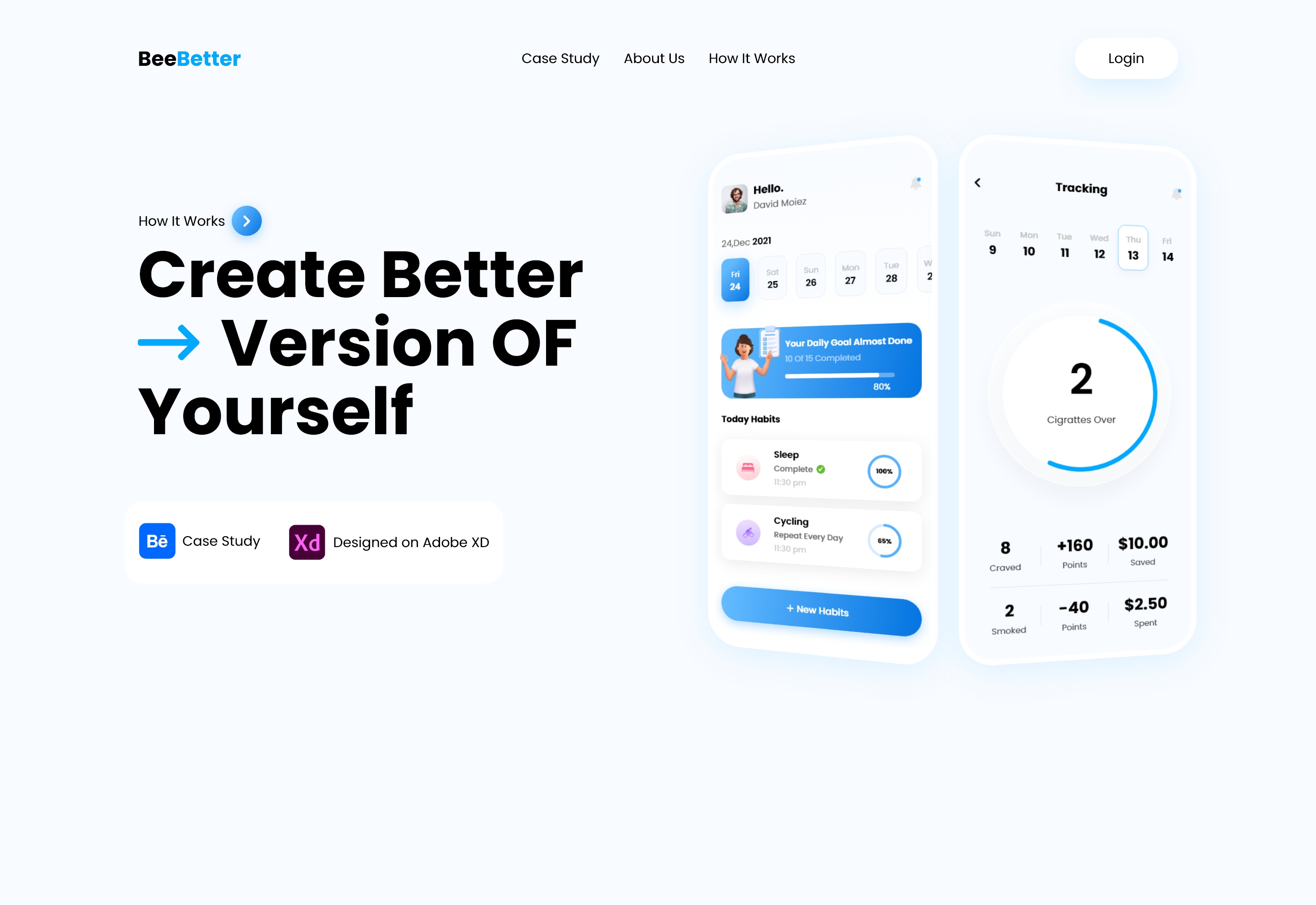 MHELP: A Habits Building App case study artifact
