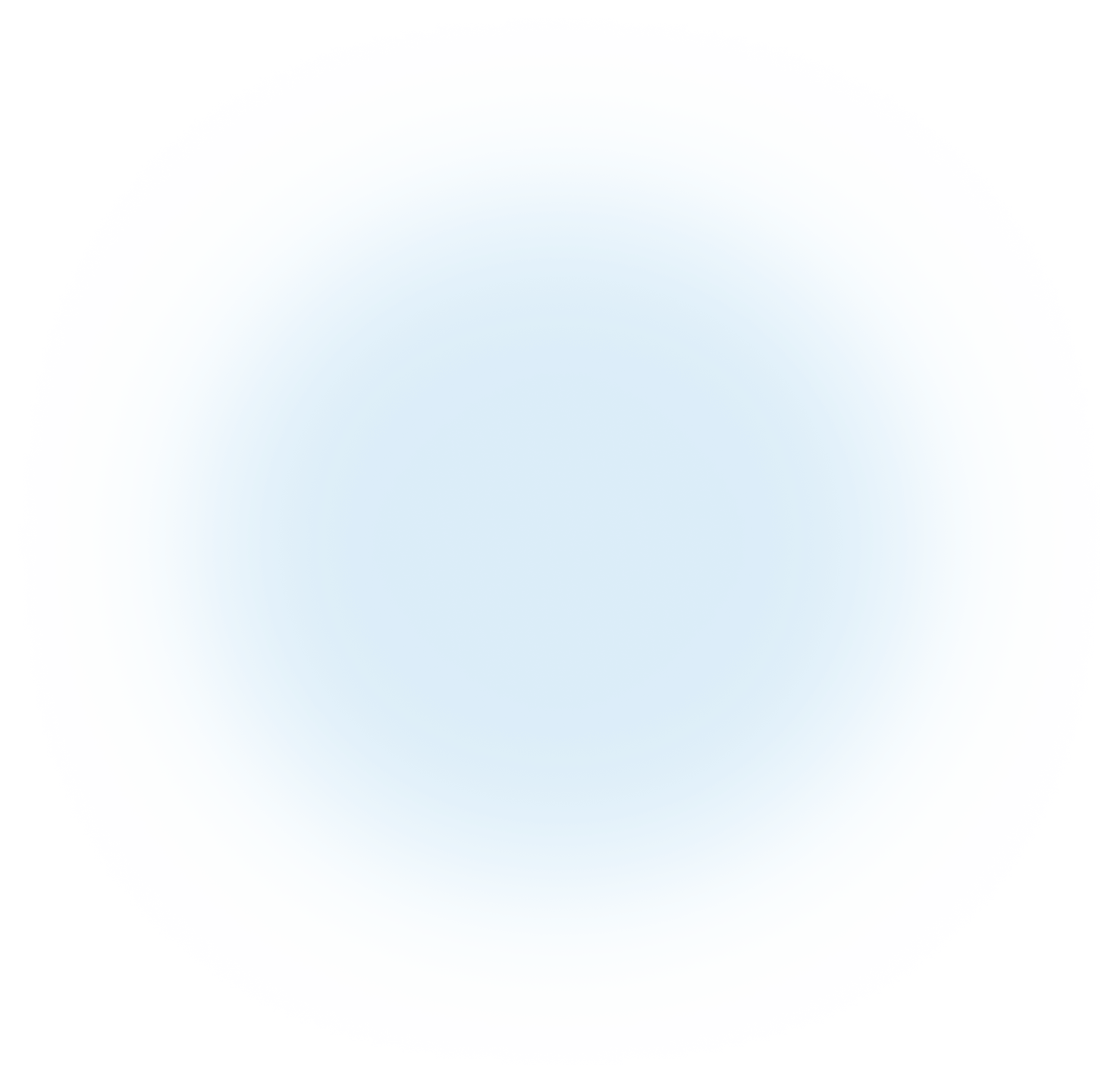 a light blue circular gradiant cloud-like image.