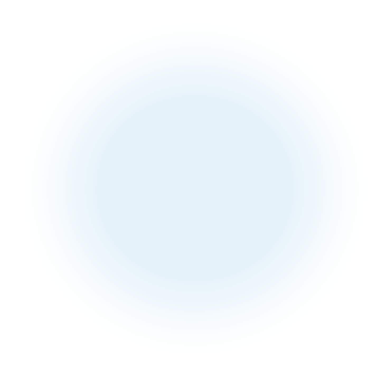 a light blue circular gradiant cloud-like image.