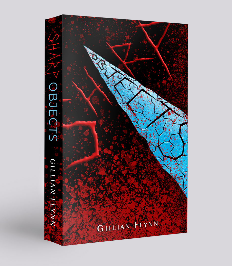 Mockup of Sharp Objects Book Cover