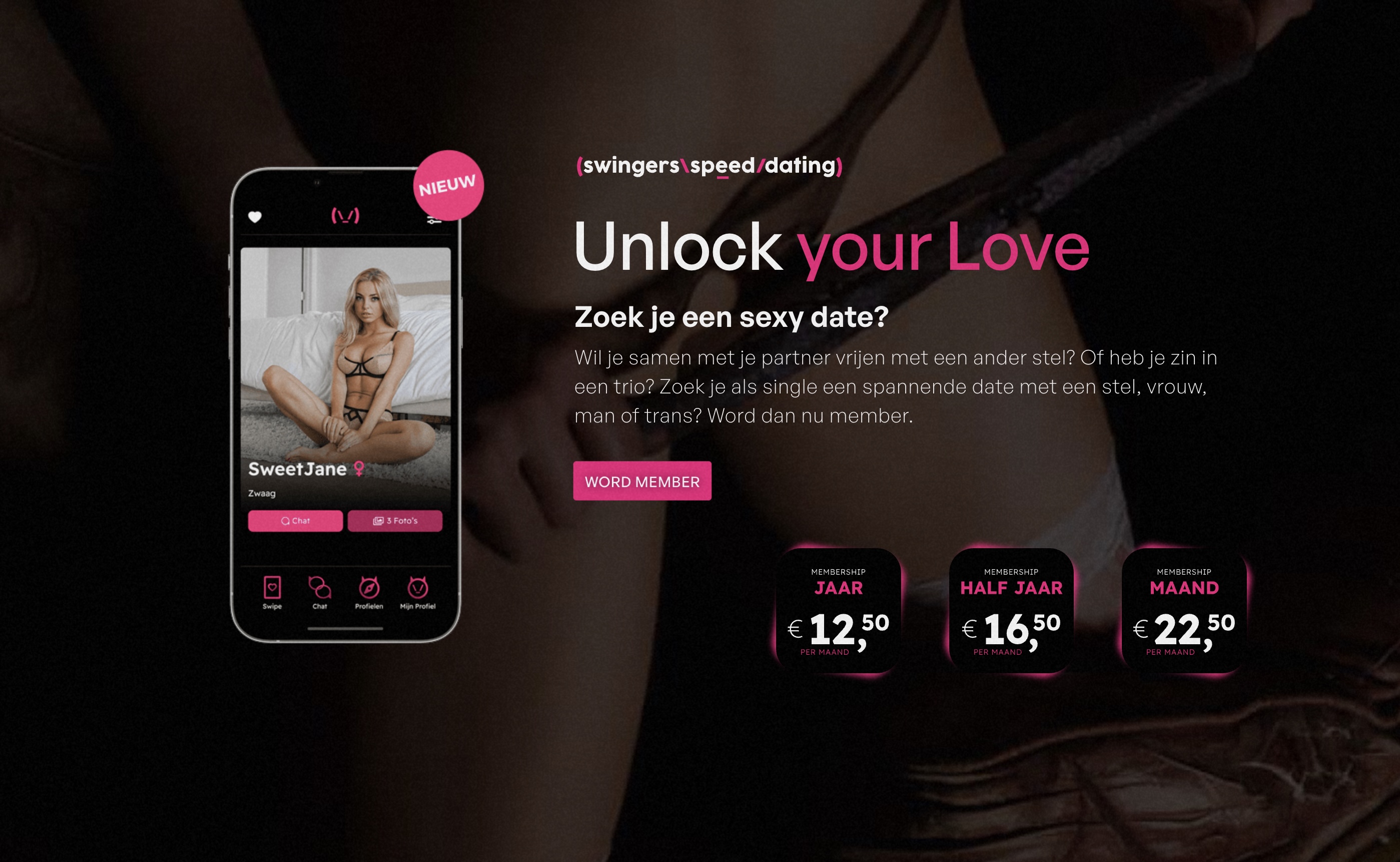 a speed dating swinger