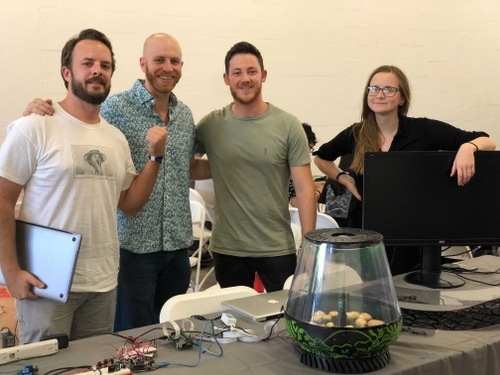 Some of the Hard Tech Miami members who worked on dSilo