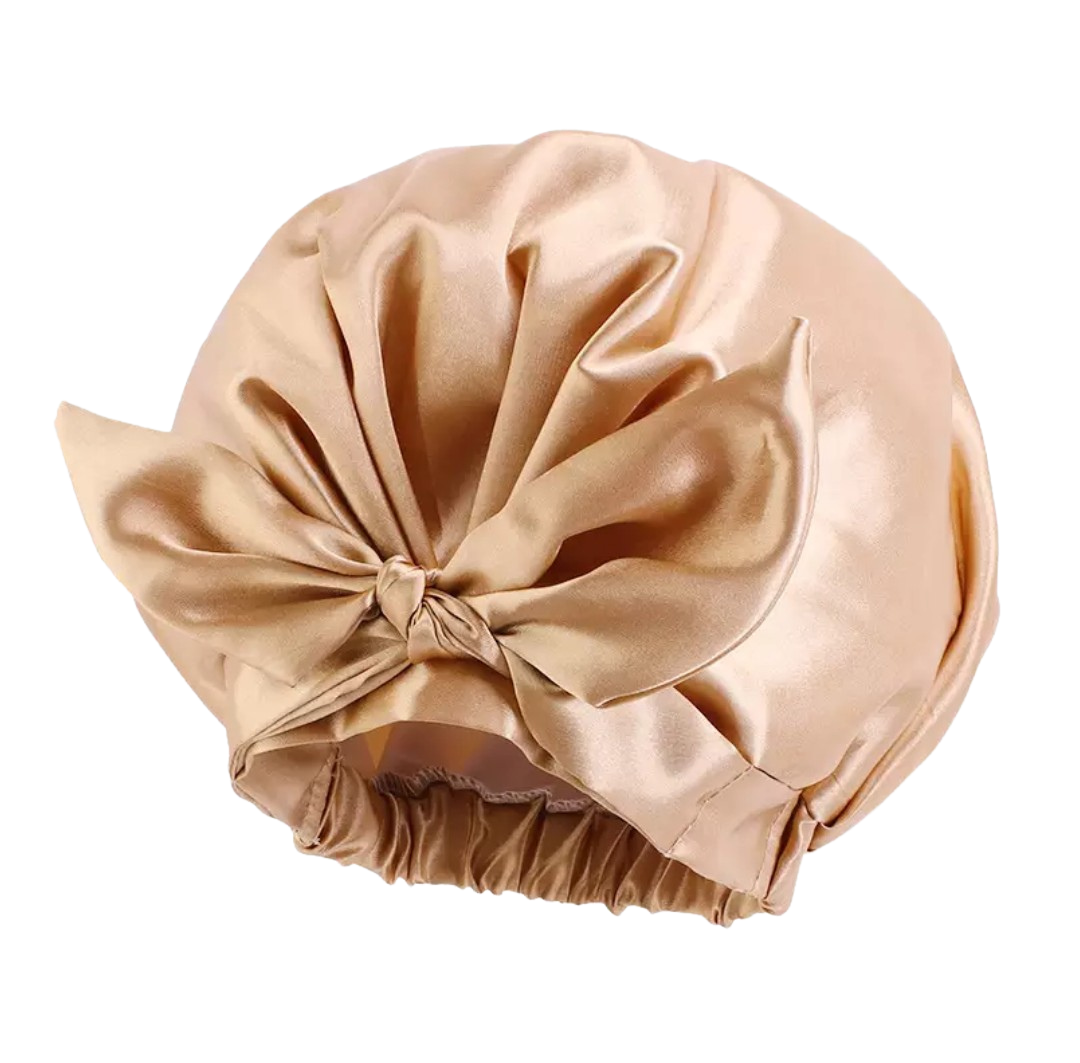 Reversible Bow Shower Cap