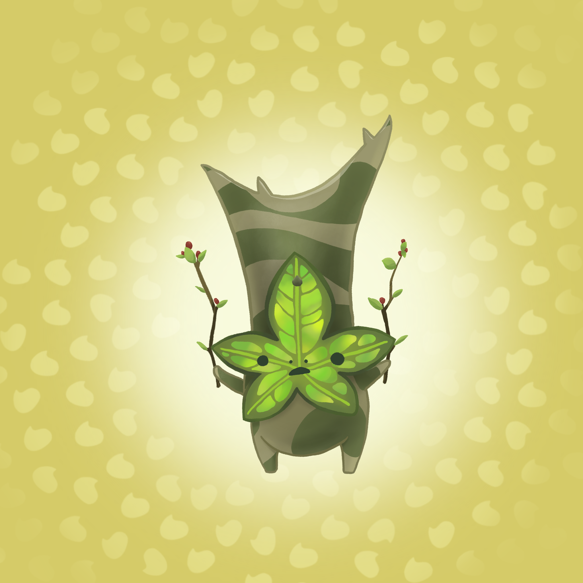 My favorite korok from the legend of Zelda, breath of the wild.
