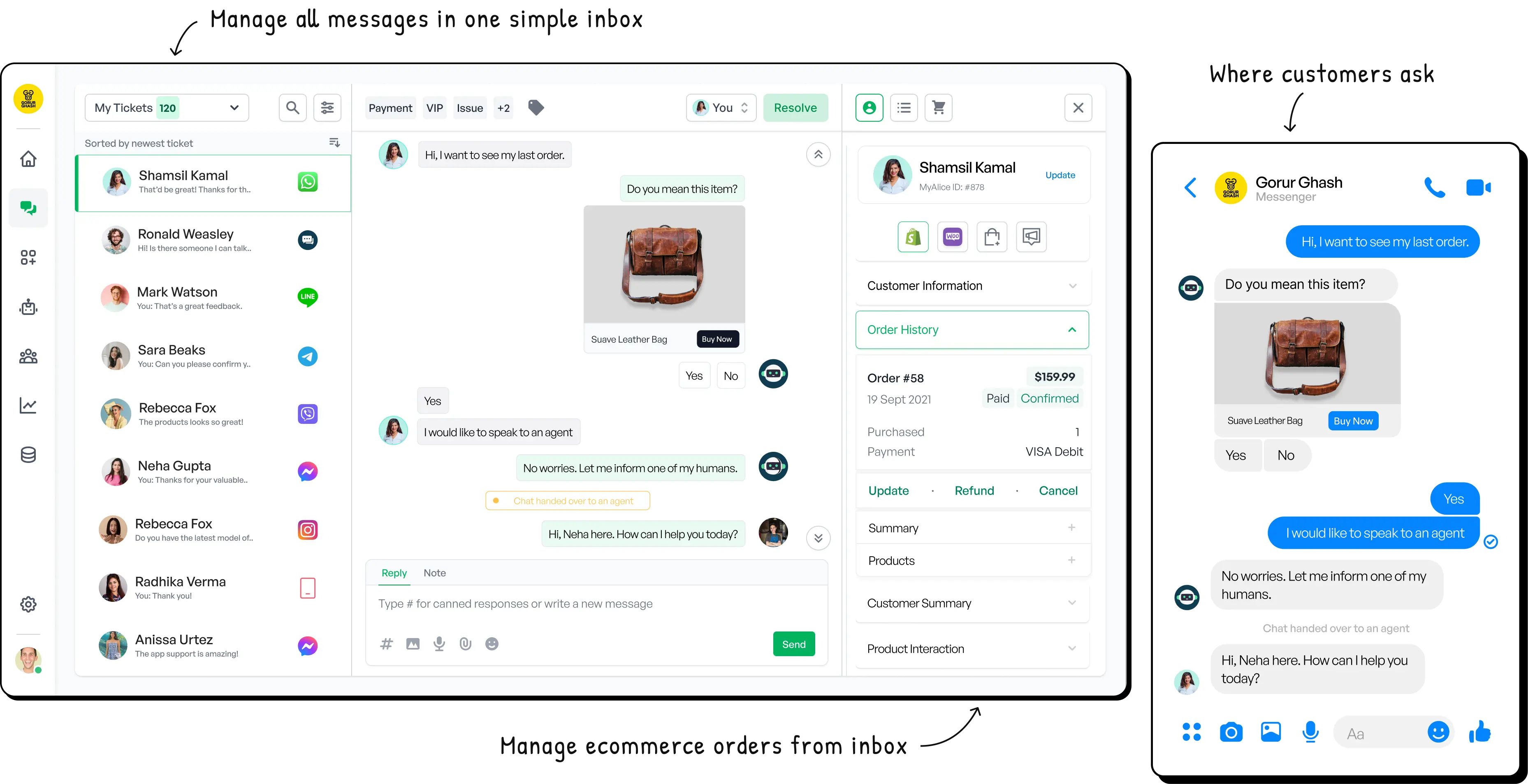 customer service helpdesk for eCommerce and DTC brands