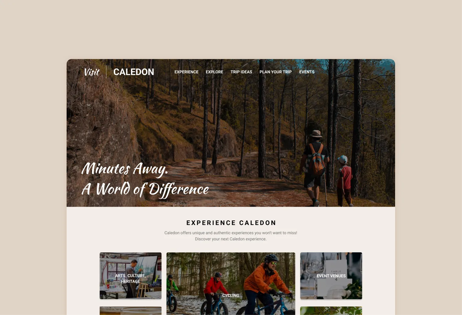 Visit Caledon image hero