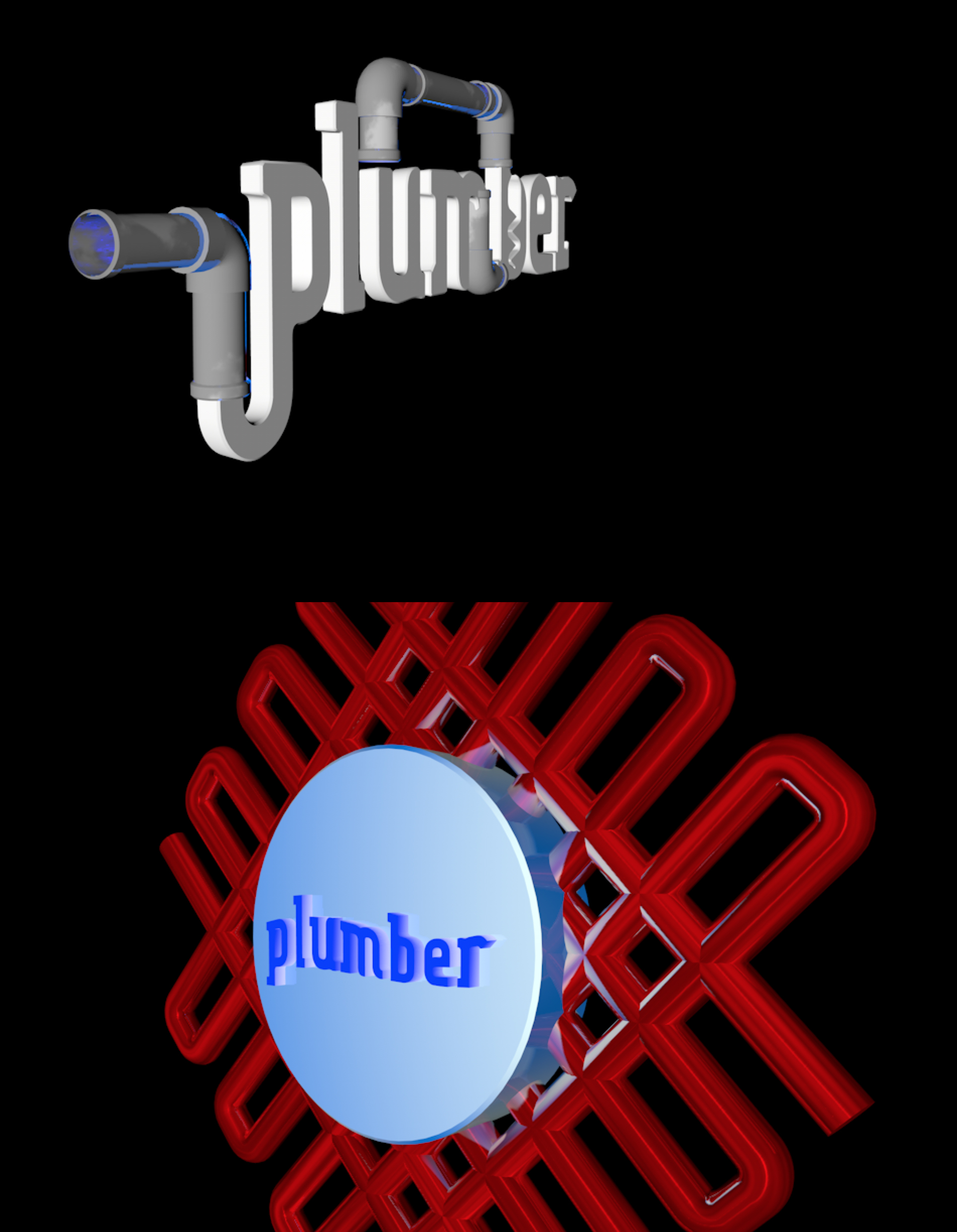 Plumber Logo renditions