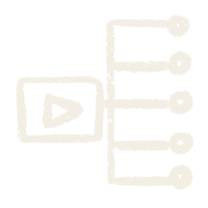 illustrated logo of distribution