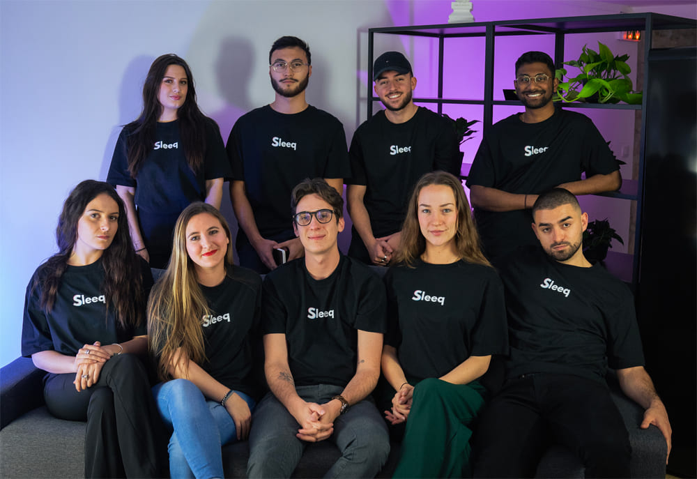 L'équipe de l'agence Sleeq
