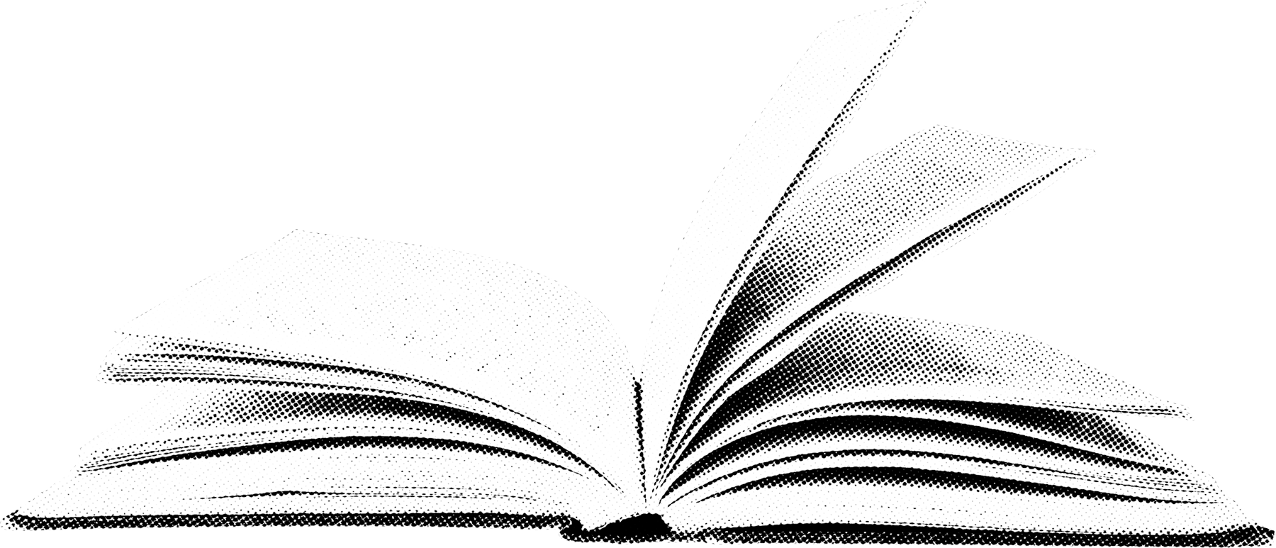 Open book full of insights