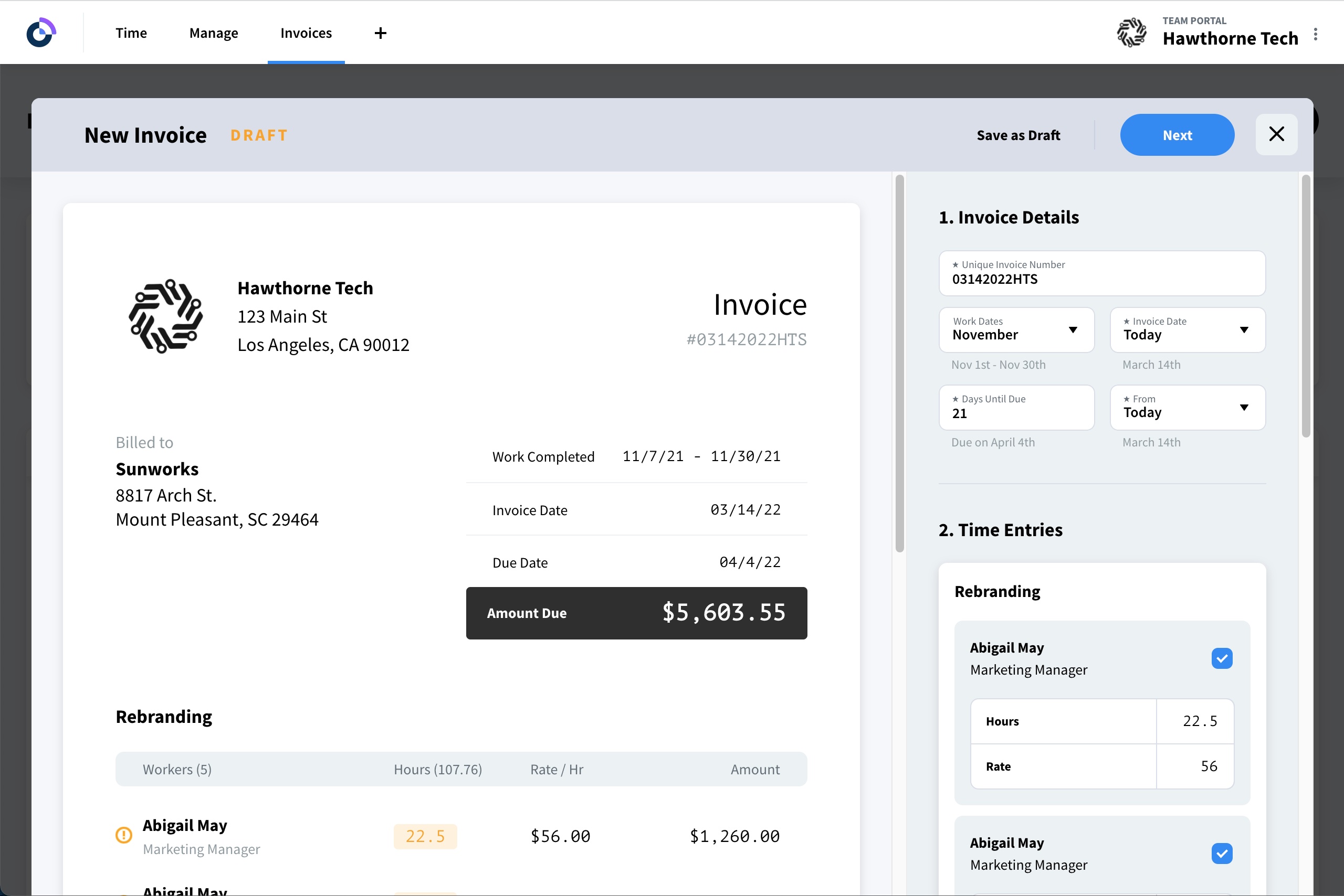 Prio app screenshot