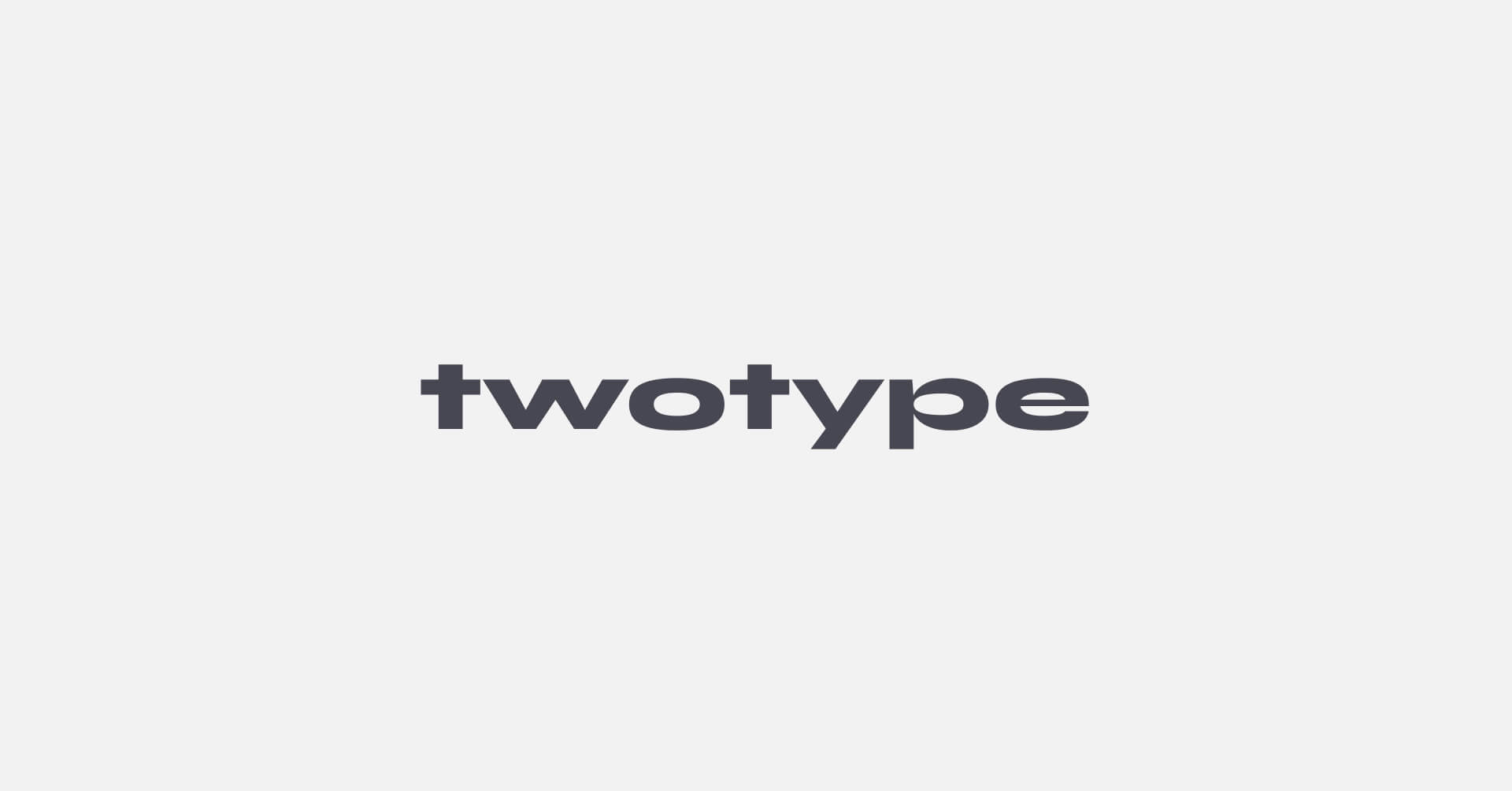 Twotype | Creative Studio