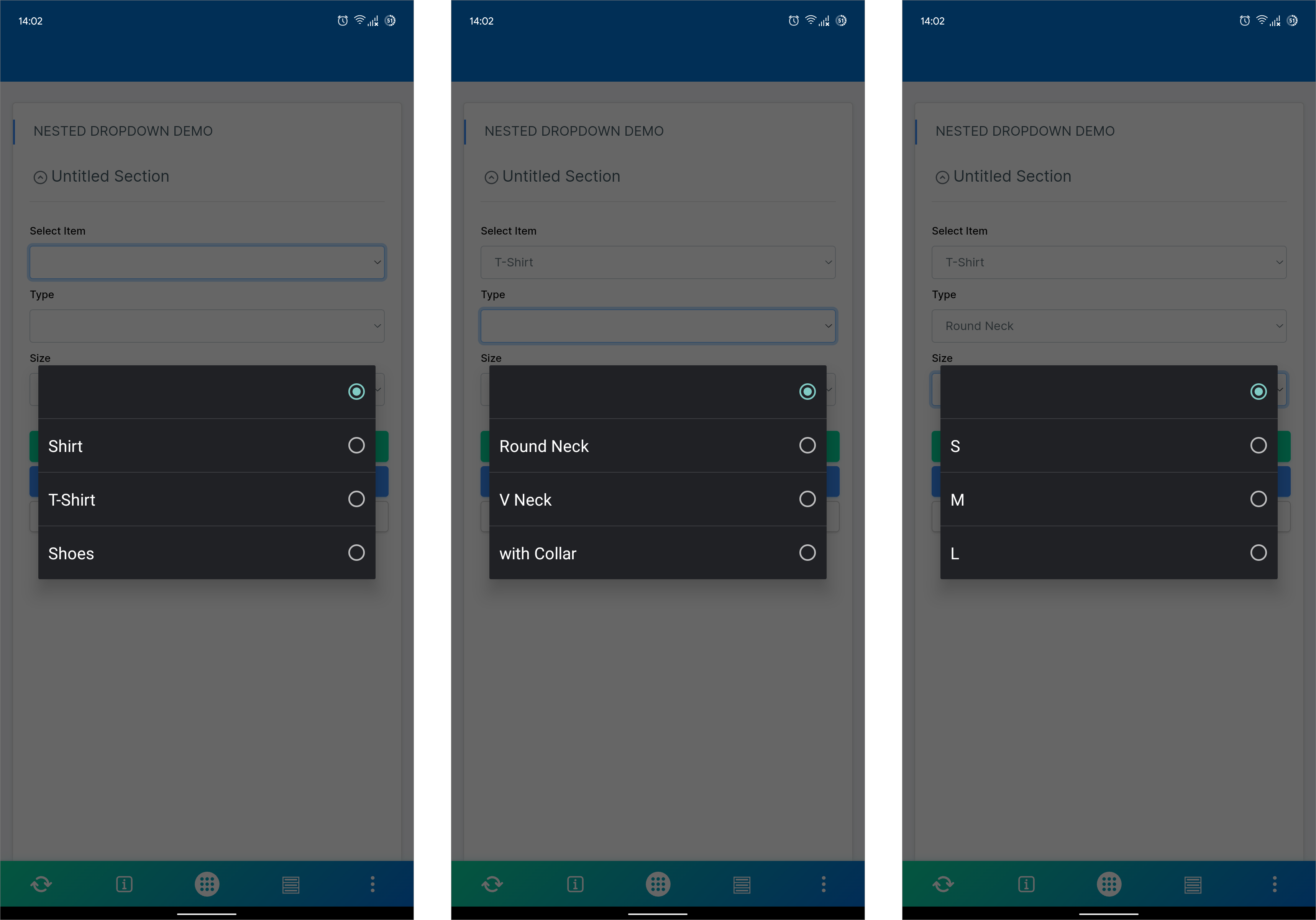 Build Nested Dropdowns/ Multi-level Dropdowns