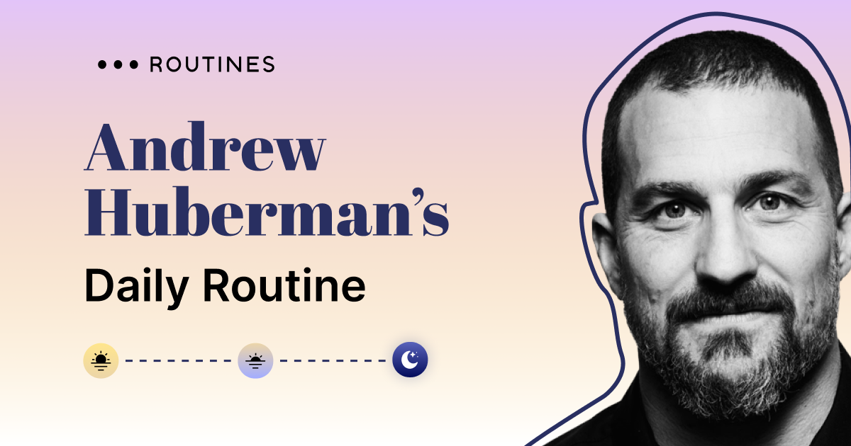 Andrew Huberman s Daily Routine