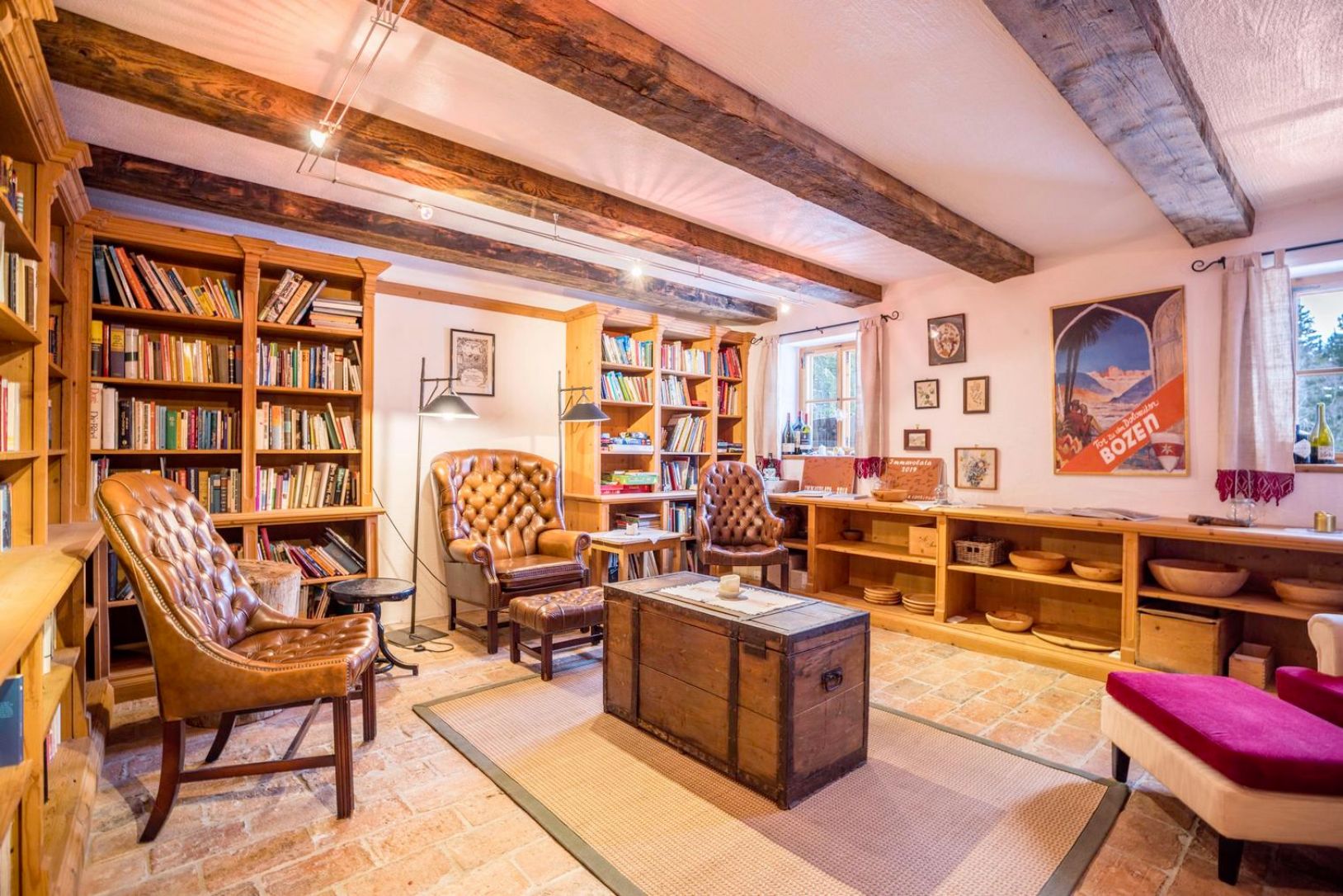 Bibliothek im Refugium Tilliach