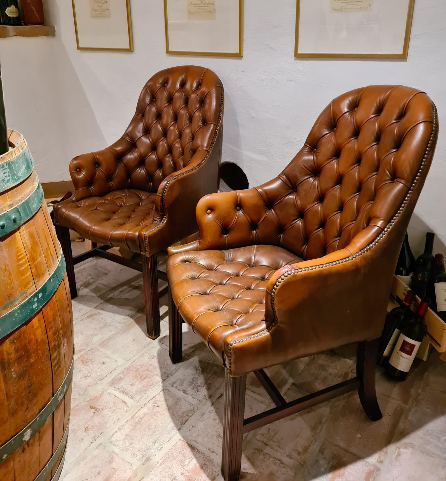 Sessel im Weinkeller