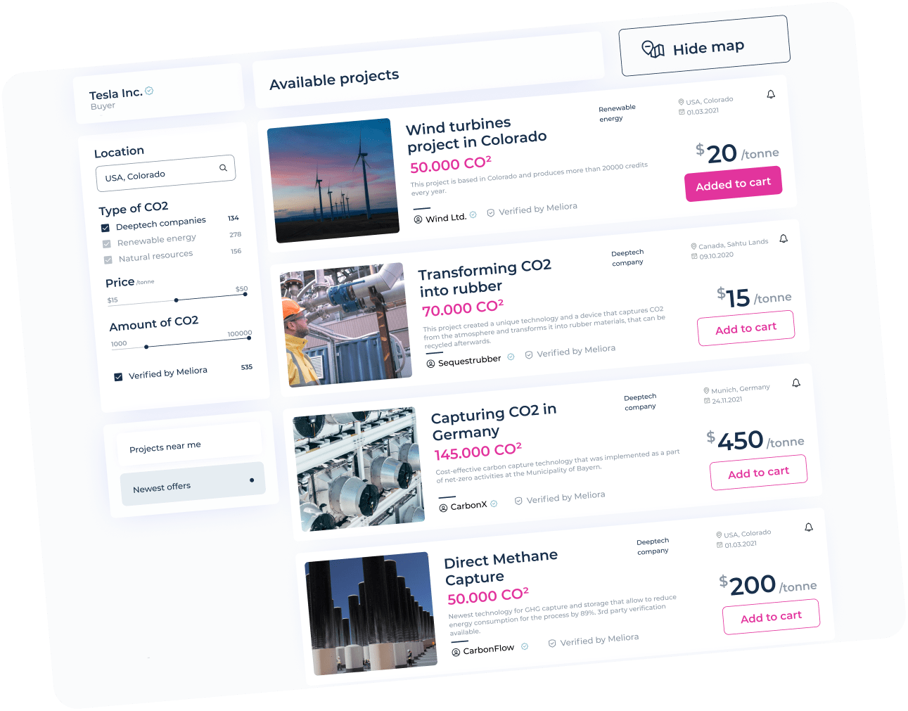 marketplace screen