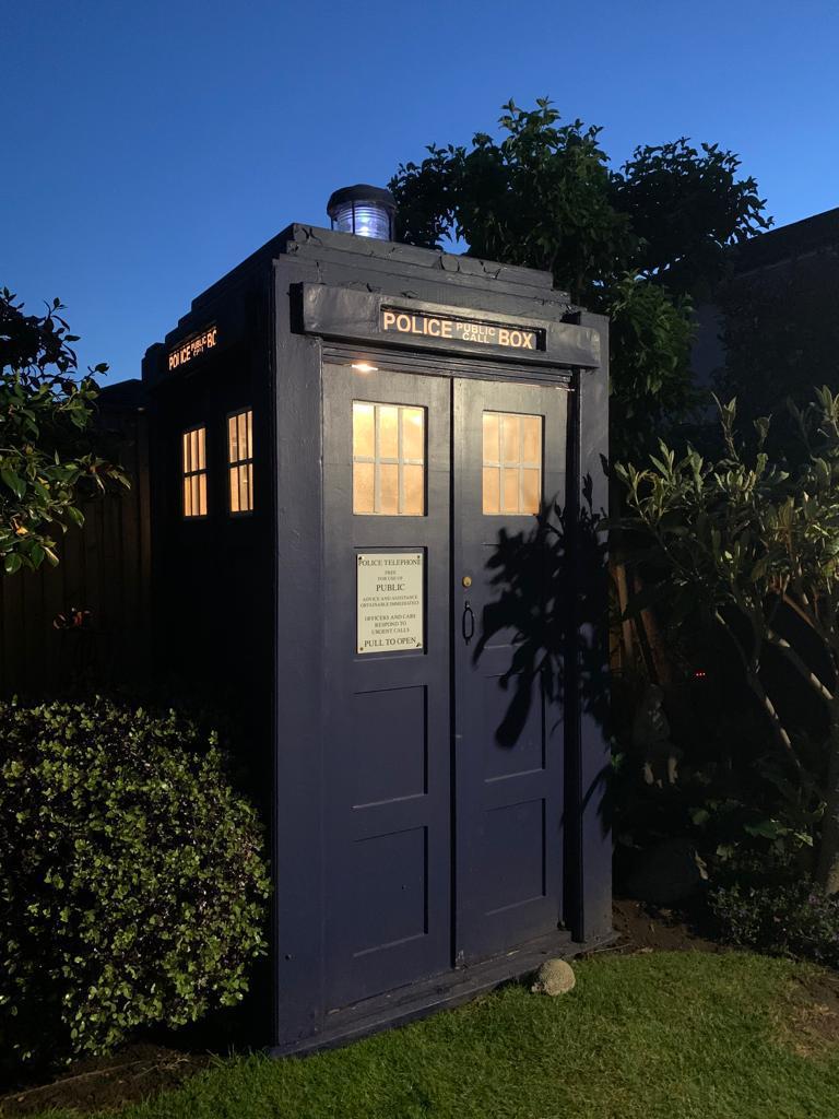 Tardis/Police Box Lighting, electrical project in West London