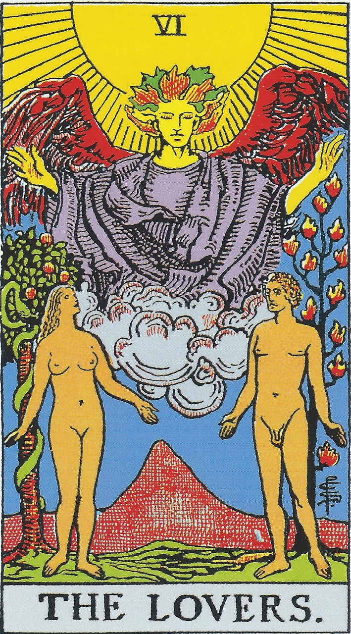 the Lovers tarot card