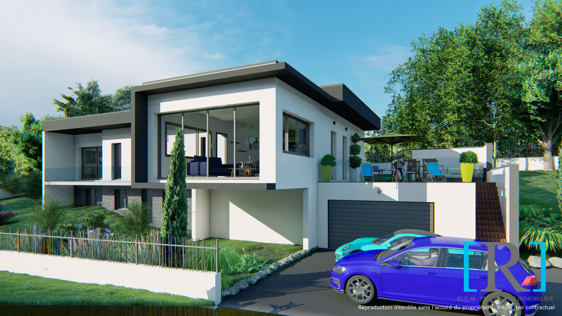 Maison d'architecte de 265 m2 à Veyre-Monton