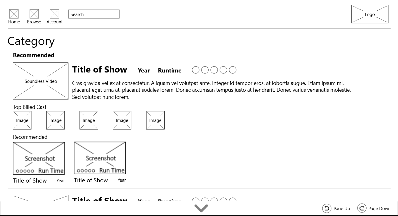 Second revision of the 10 foot list viewport