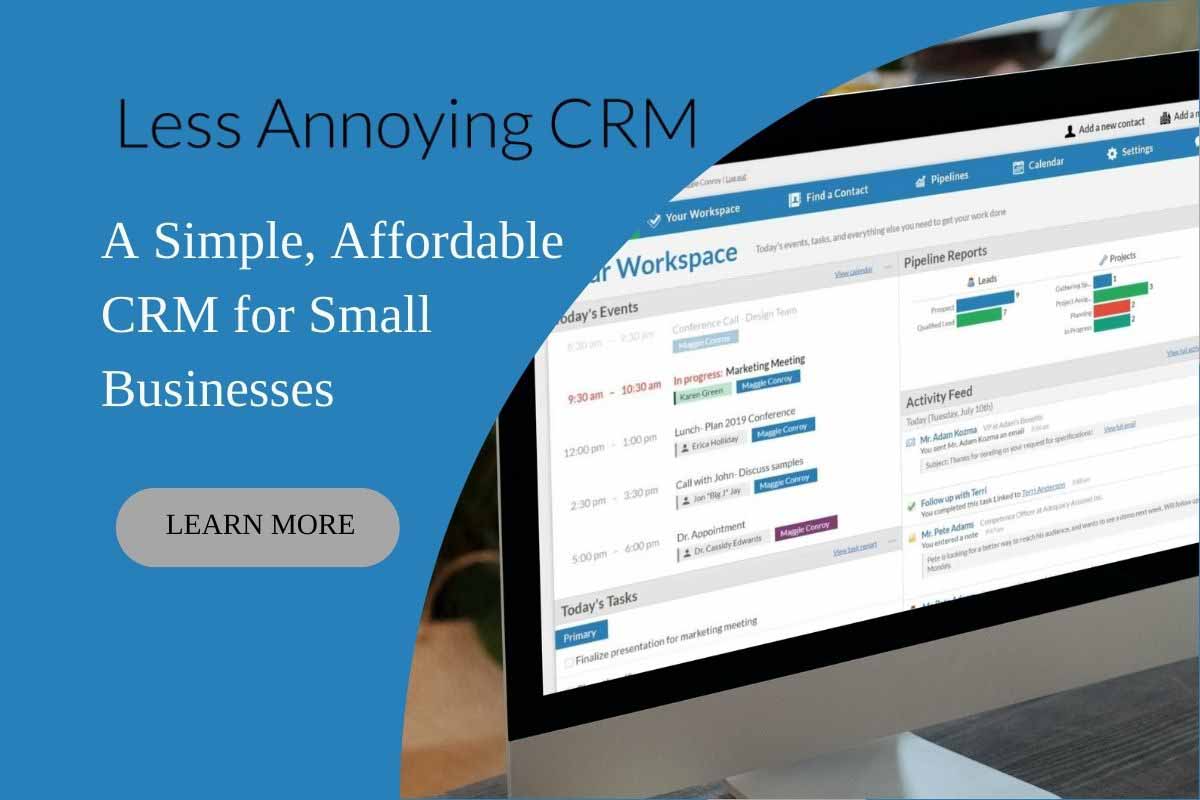 Less Annoying CRM