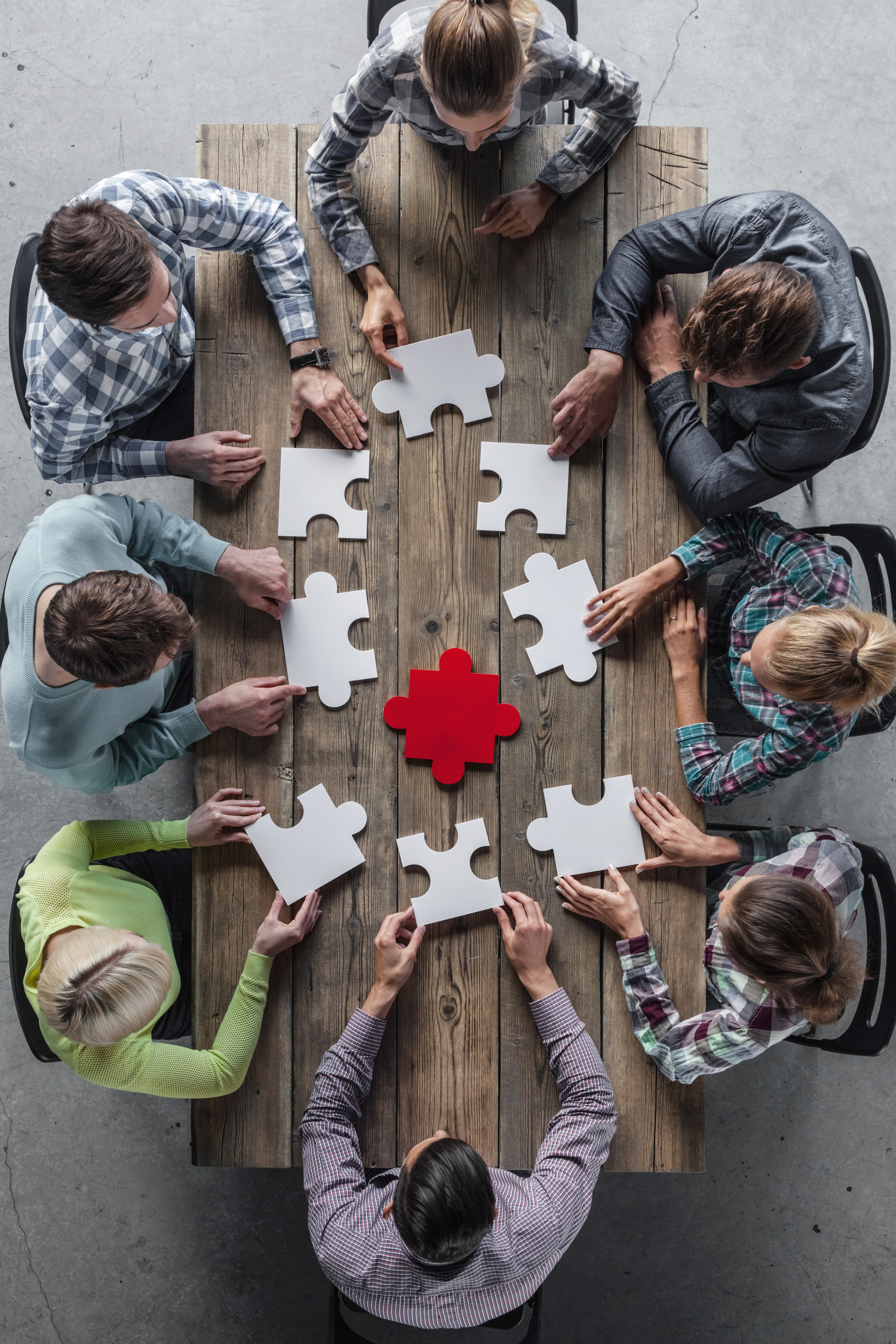 People working together in an office