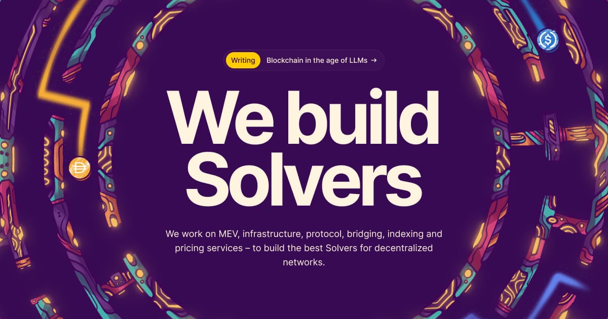 PropellerHeads We build Solvers