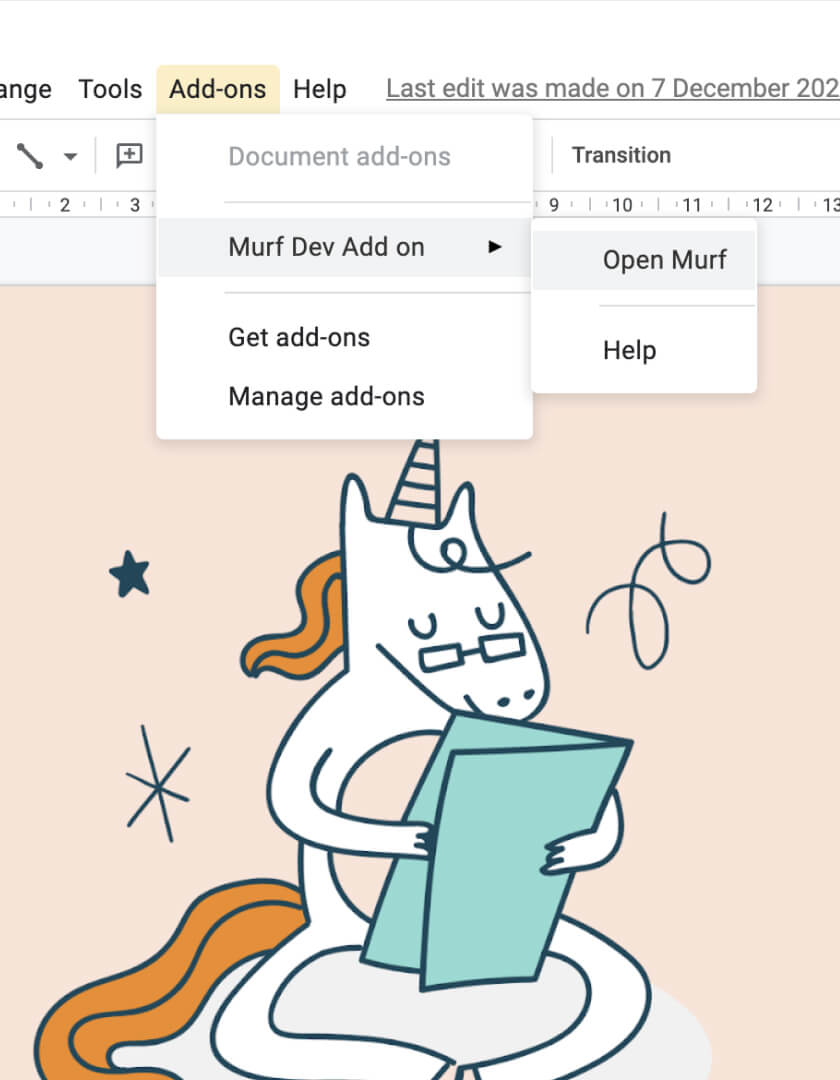 Google Slide Addon