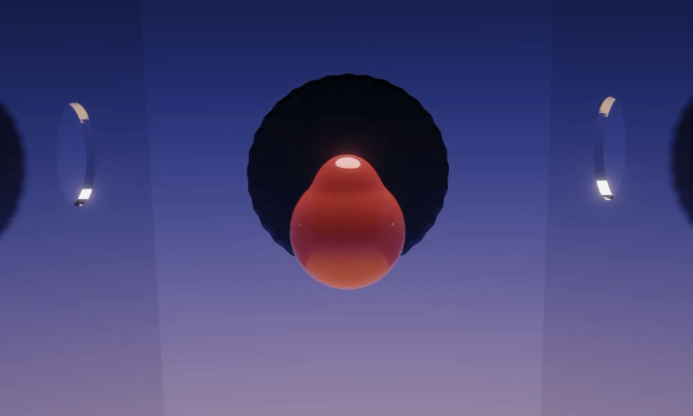 Animated red Bubbles