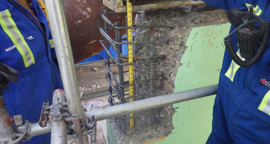Stunning Concrete Hydraulic Pier Repair Process image
