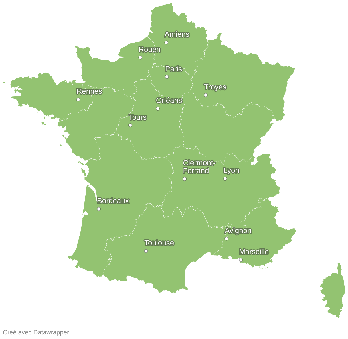Carte de France