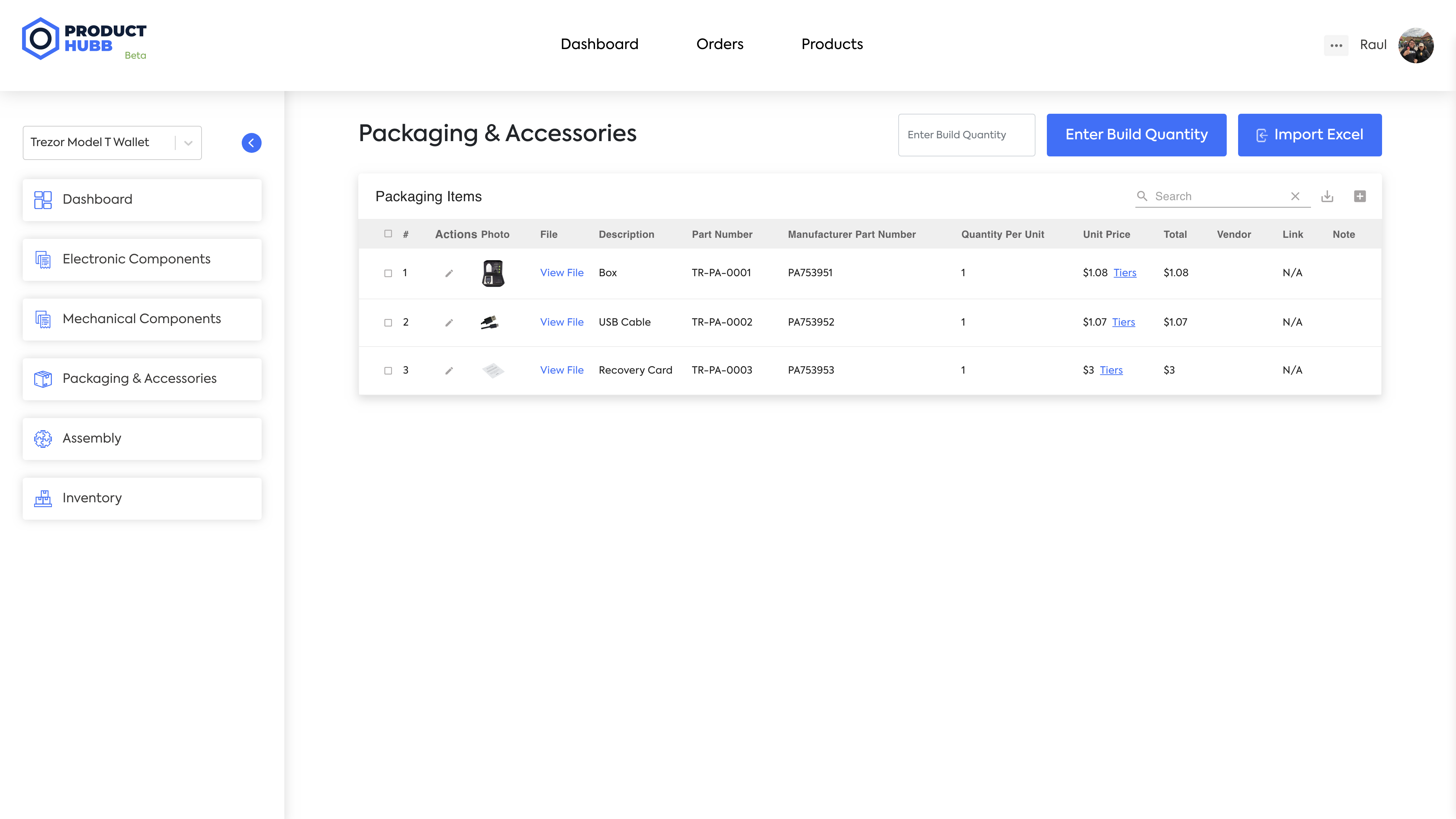 Product Hub Ui Example Product Hubb