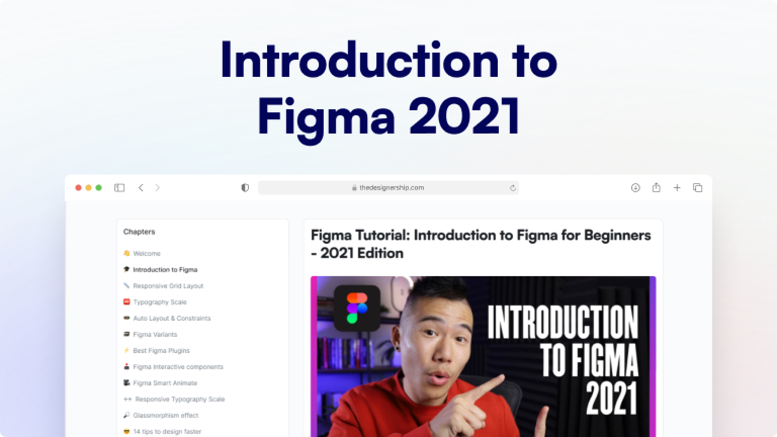 Figma Crash Course Thumbnail