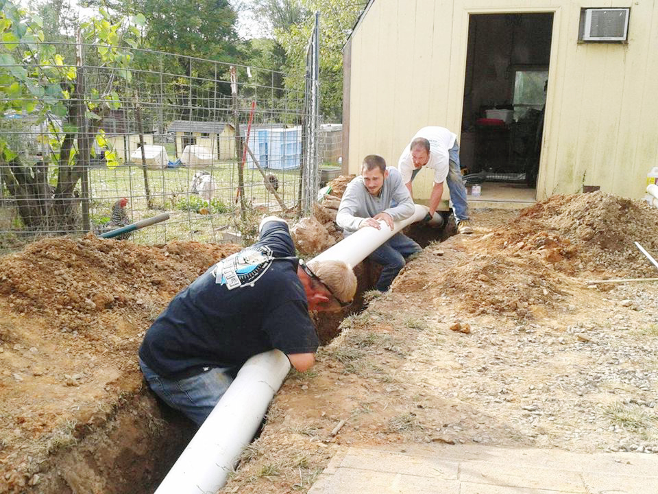 Residential Sewer Pipe Installation