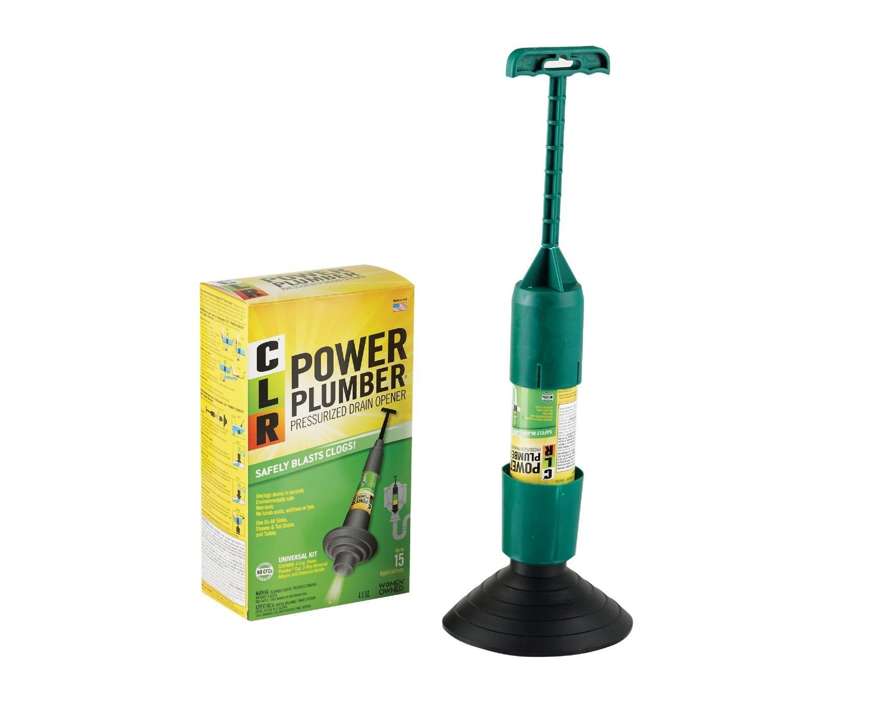 CLR Power Plumber Pressurized Drain Opener