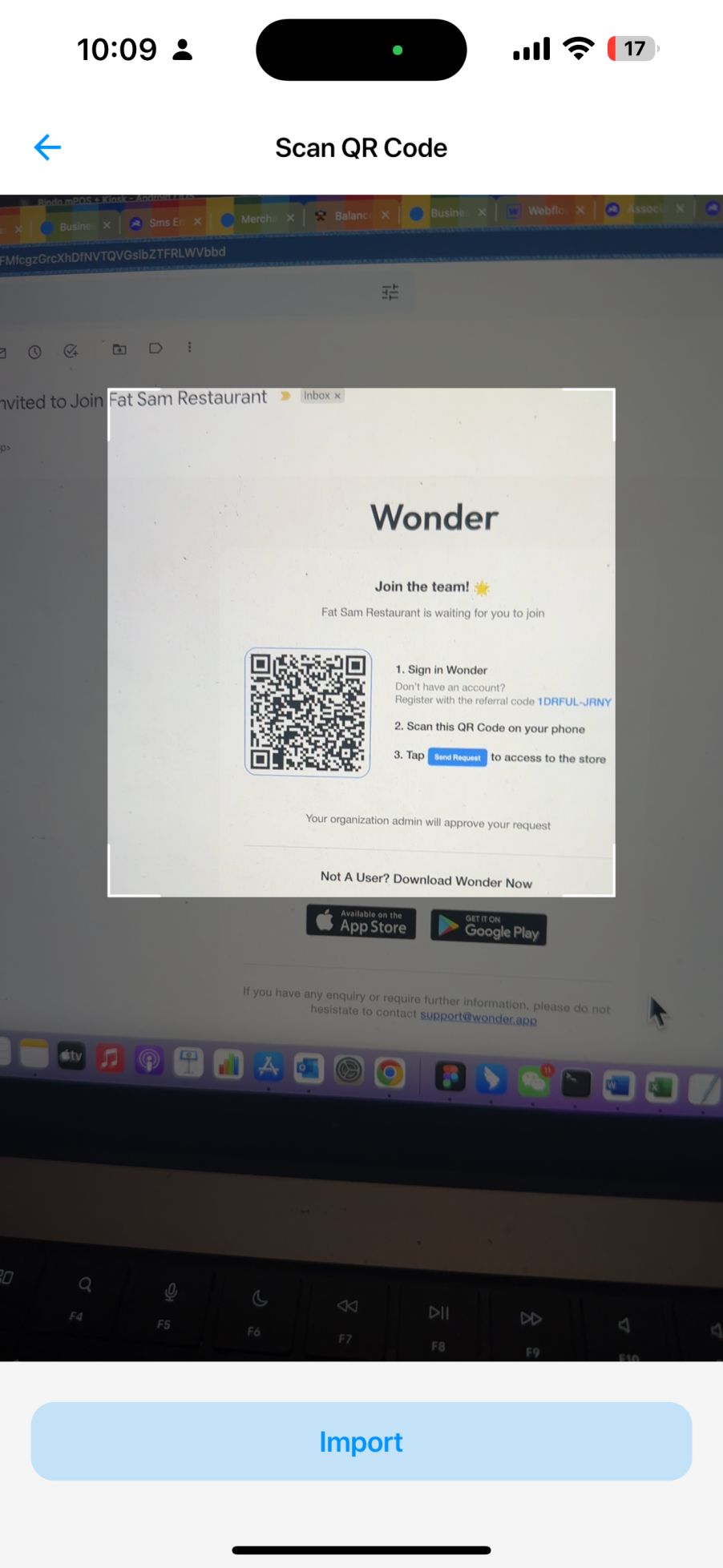 Wonder help centre screenshot