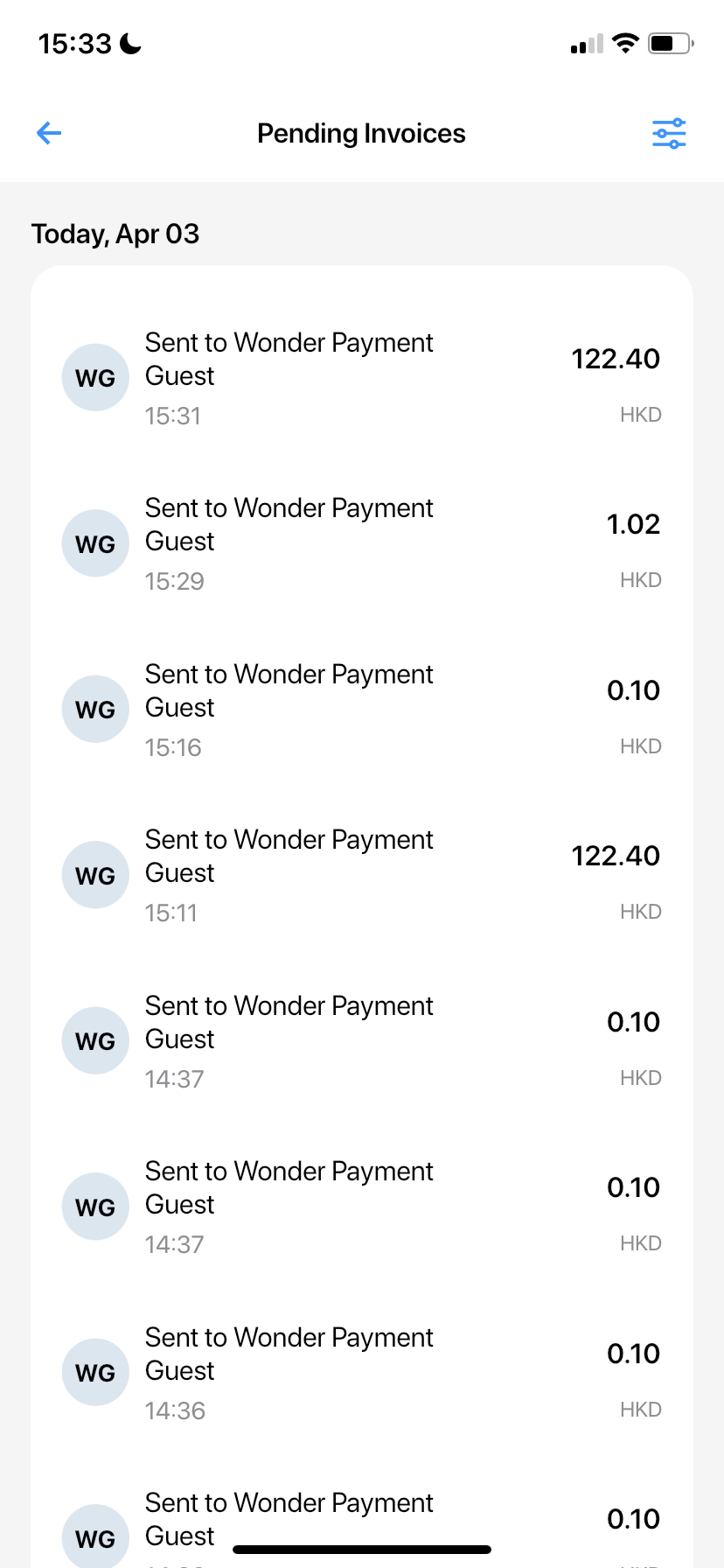 Wonder 協助中心螢幕截圖