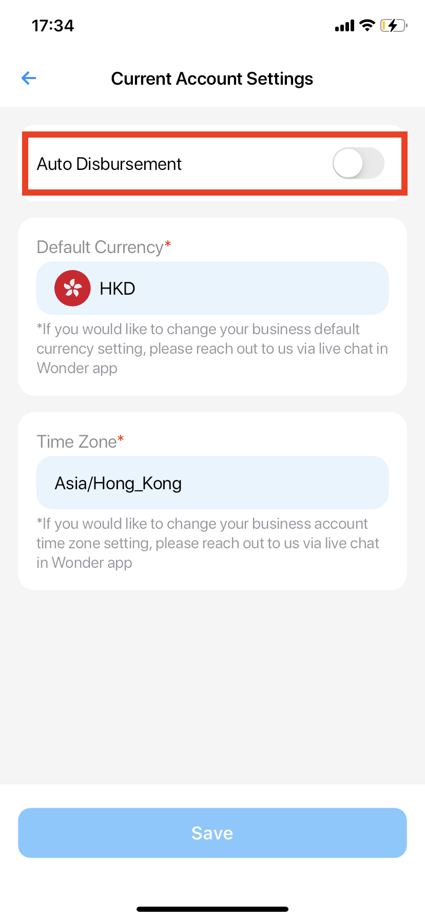 Wonder 協助中心螢幕截圖