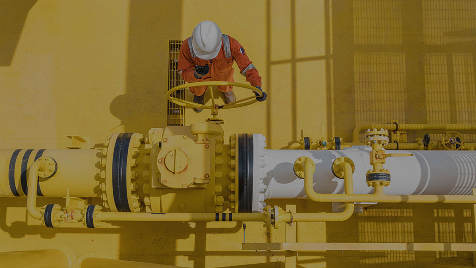 A man working on the field